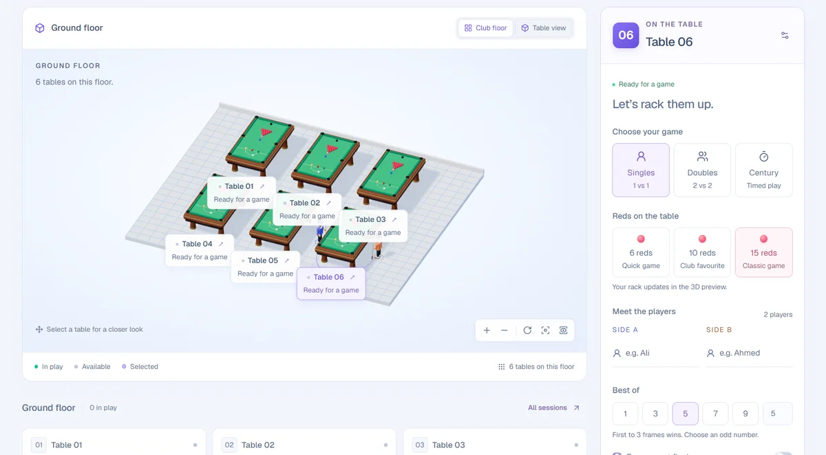 CueClub preview